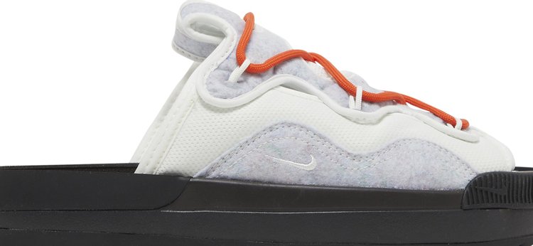 صندل Nike Offline 2.0 Mule 'Summit White Team Orange' باللون الأبيض