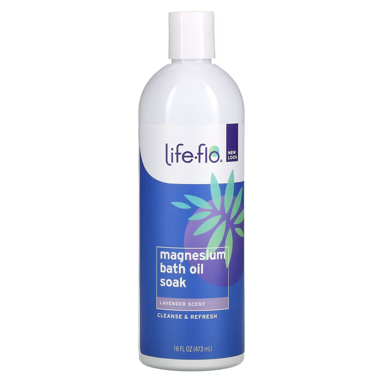 Magnesium bath oil Life-flo lavender, 473 ml