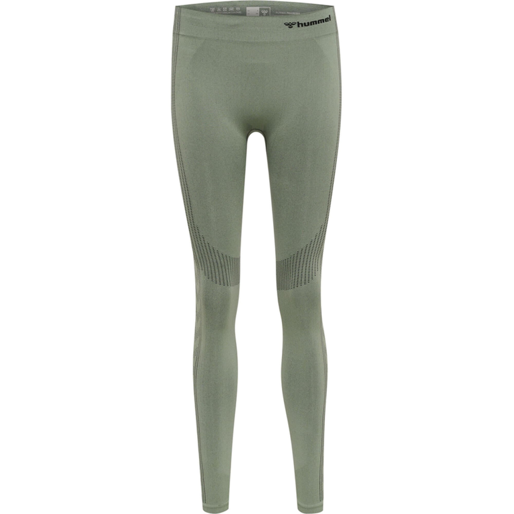 Hmlshaping Seamless tights Mw Women's leggings HUMMEL, larch green