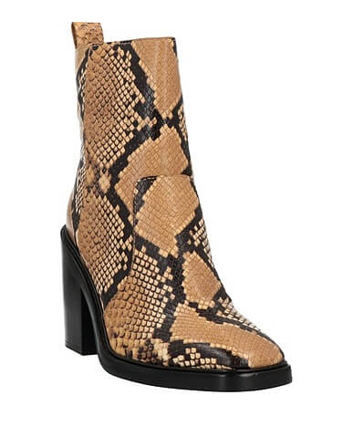 Tory Burch ankle boots, light brown/black