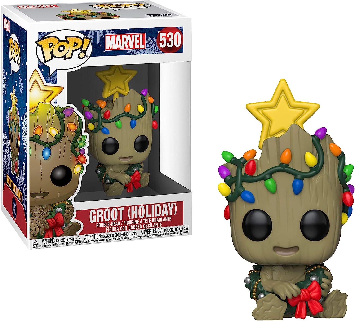 Funko Pop! Marvel: Holiday - Groot with Wreath