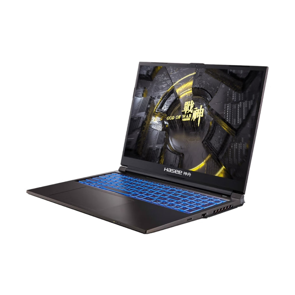 Gaming laptop Hasee Ares TX8R7 16", 16GB/512GB, i7-13700HX, RTX 4060, black, English keyboard