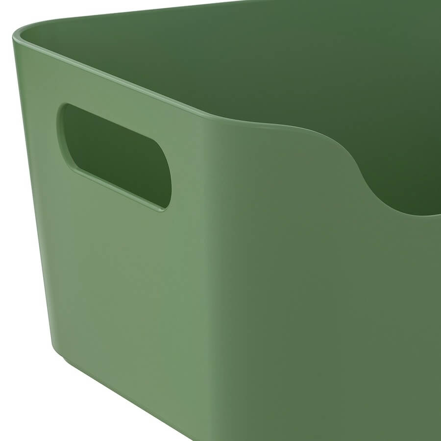 Ikea Uppdatera container 24x17 cm, green