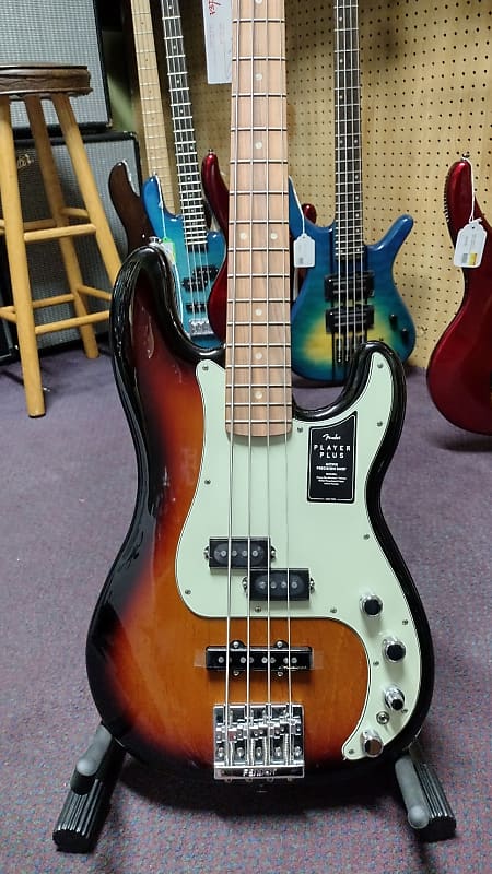 Bass guitar Fender Player Plus Precision Player Plus Precision Bass with Pau Ferro Fretboard