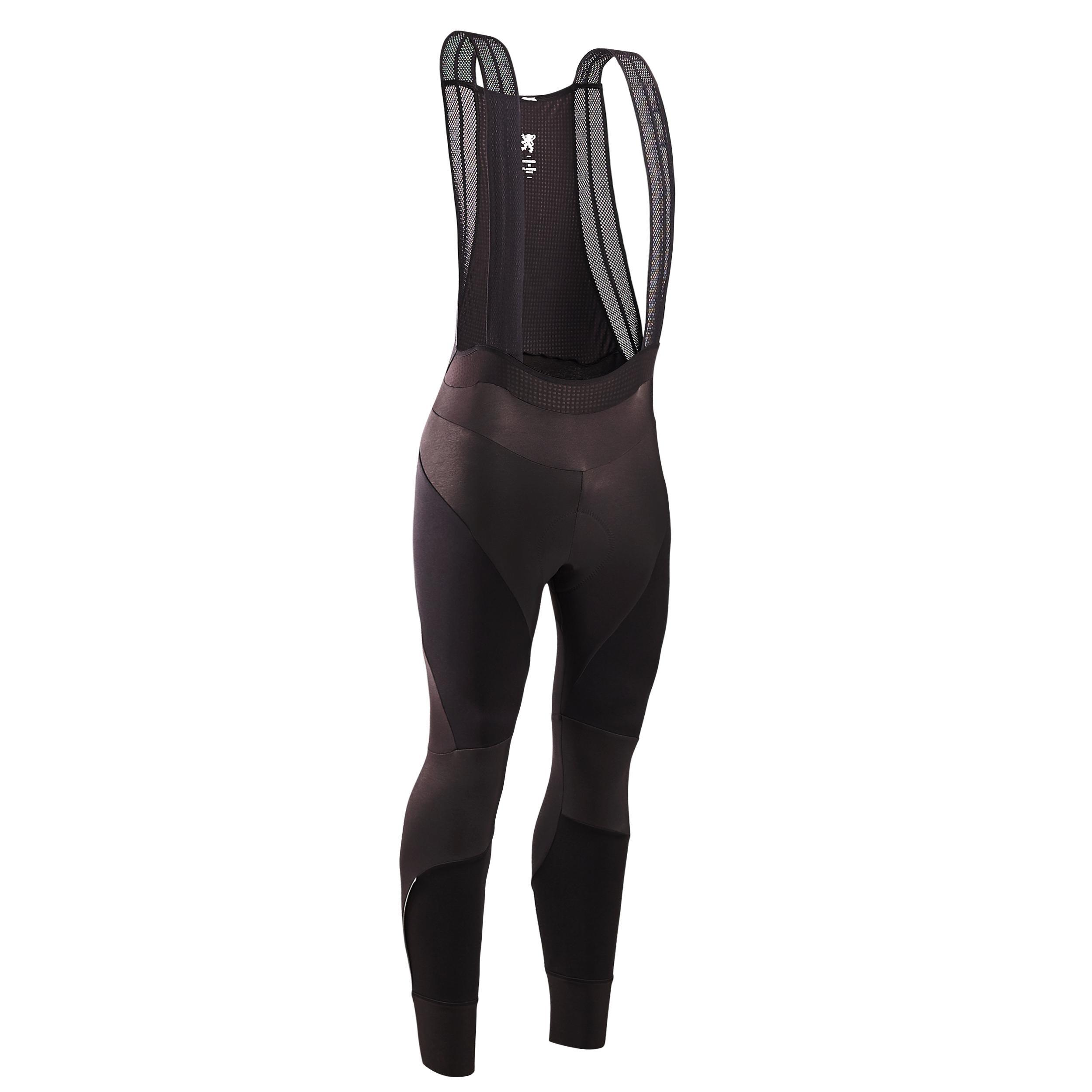 Winter cycling tights black LONG RCR Van Rysel