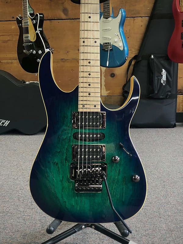 جيتار كهربائي Ibanez RG470AHM-BMT Standard 2023 - Blue Moon Burst