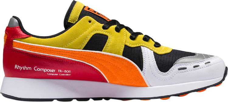 حذاء رياضي Puma Roland x RS-100 Vibrant Orange، برتقالي