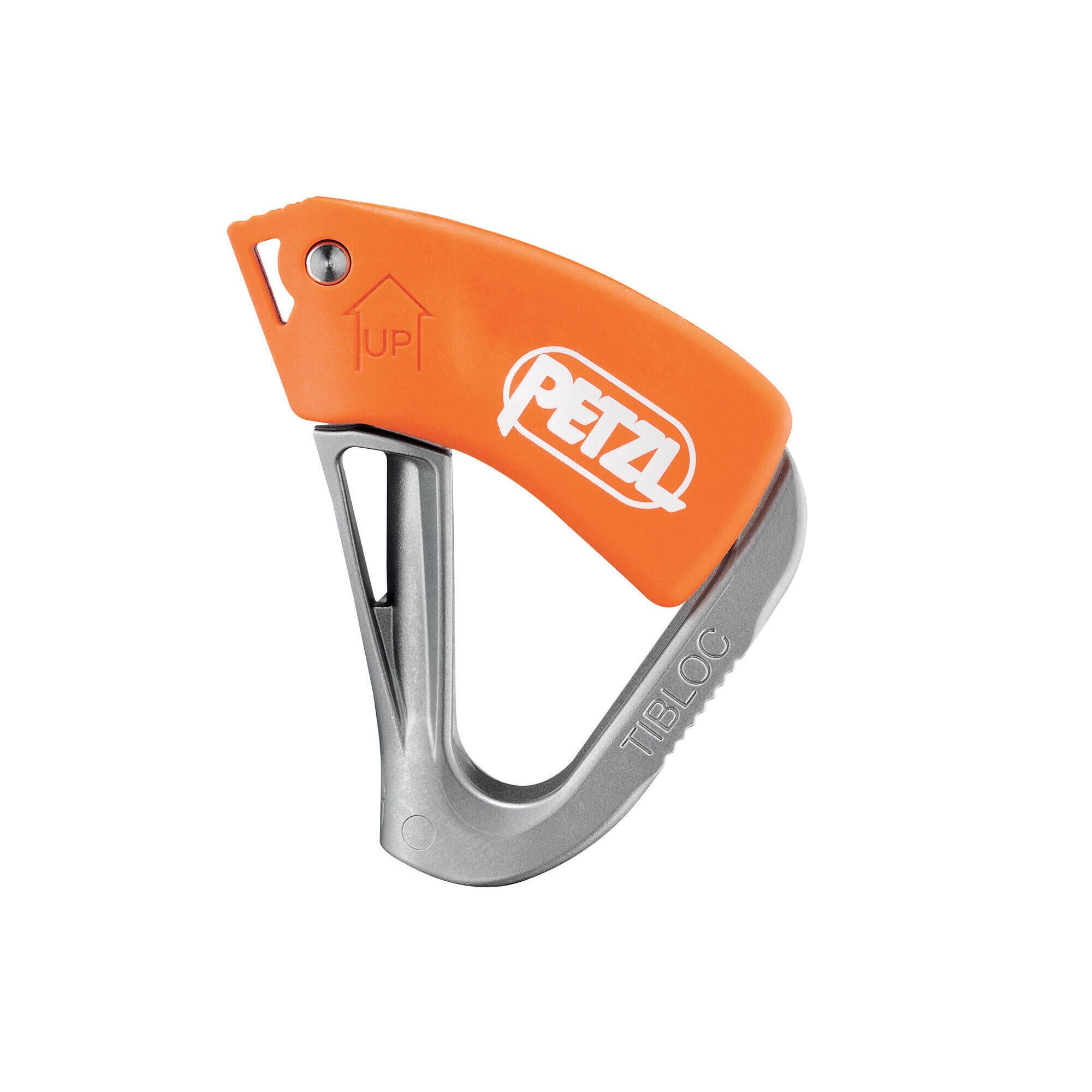 Tibloc Petzl cable clamp, grey/orange