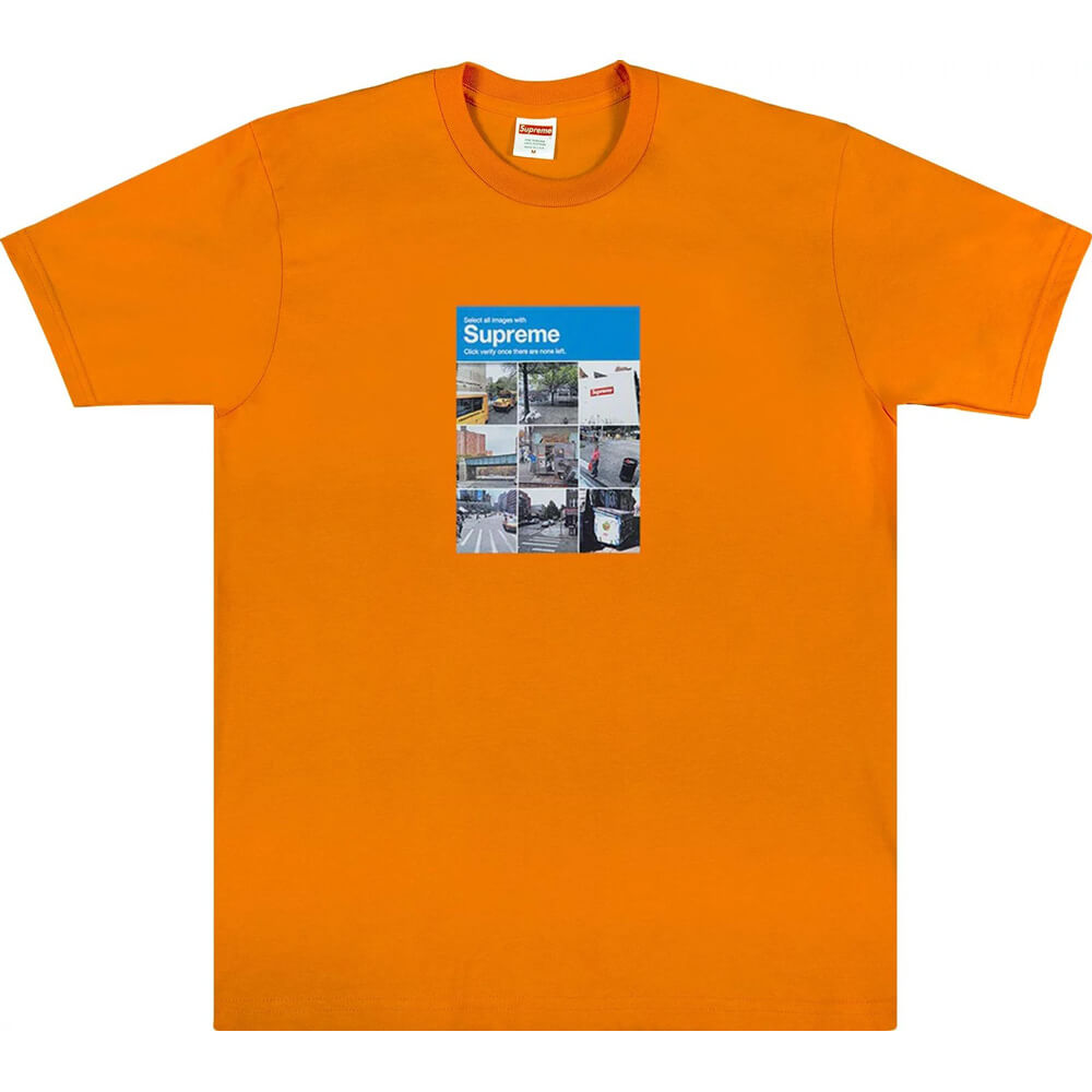 Supreme Verify T-shirt, orange