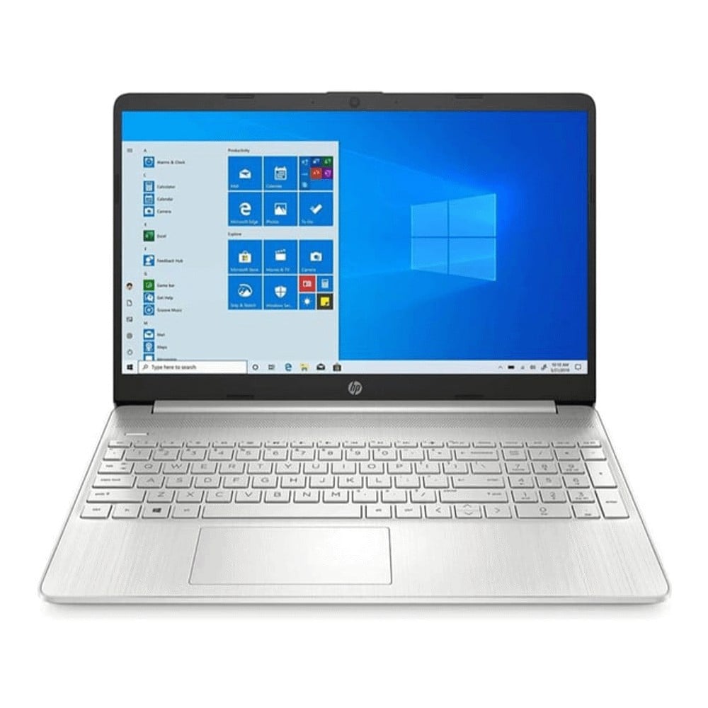 HP laptop 15- 15.6" FullHD 12GB/256GB, silver, English keyboard