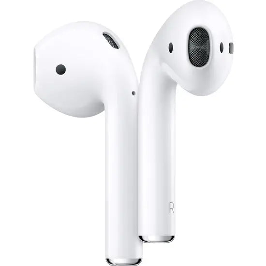 Apple AirPods (2nd generation) wireless headphones, wired charging, white