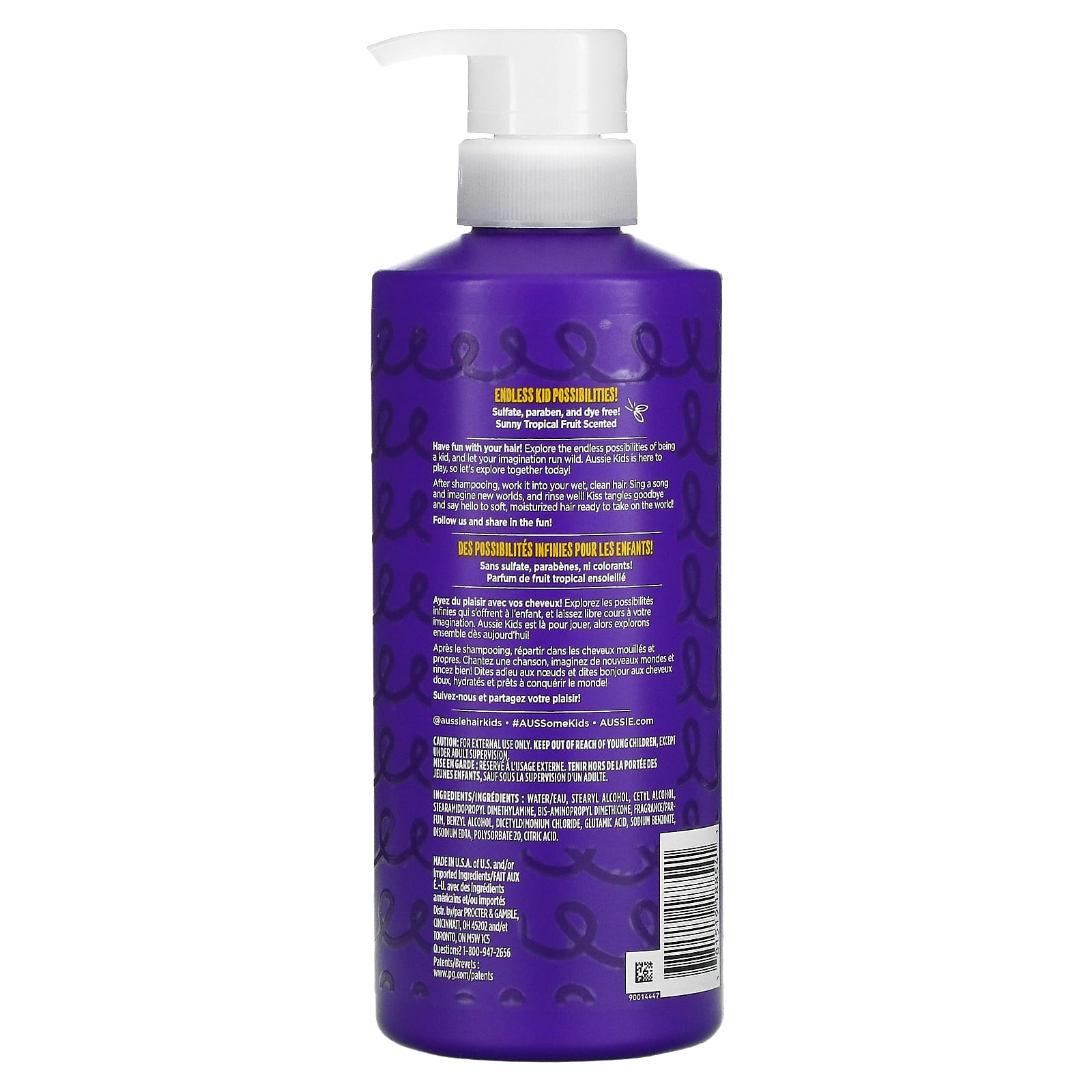 Aussie Conditioner for Curly Hair, Tropical Scent, 475 ml