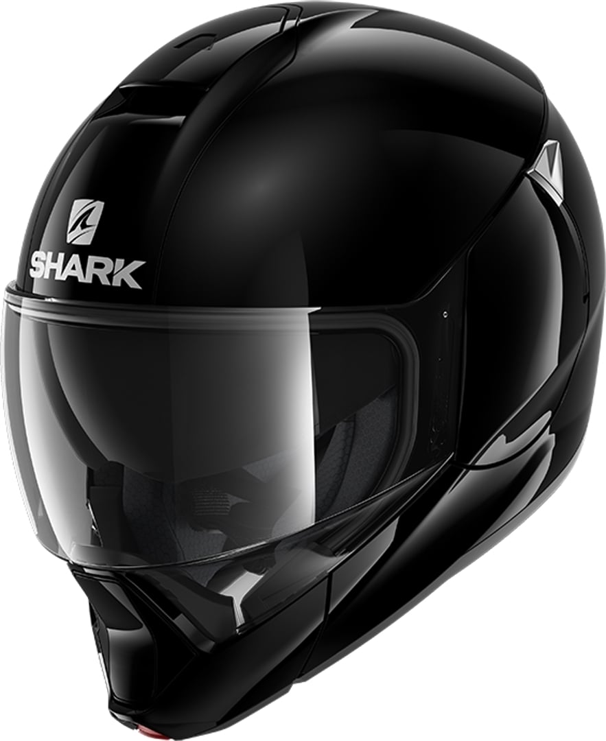 Shark Evojet Blank Helmet with Logo, Black