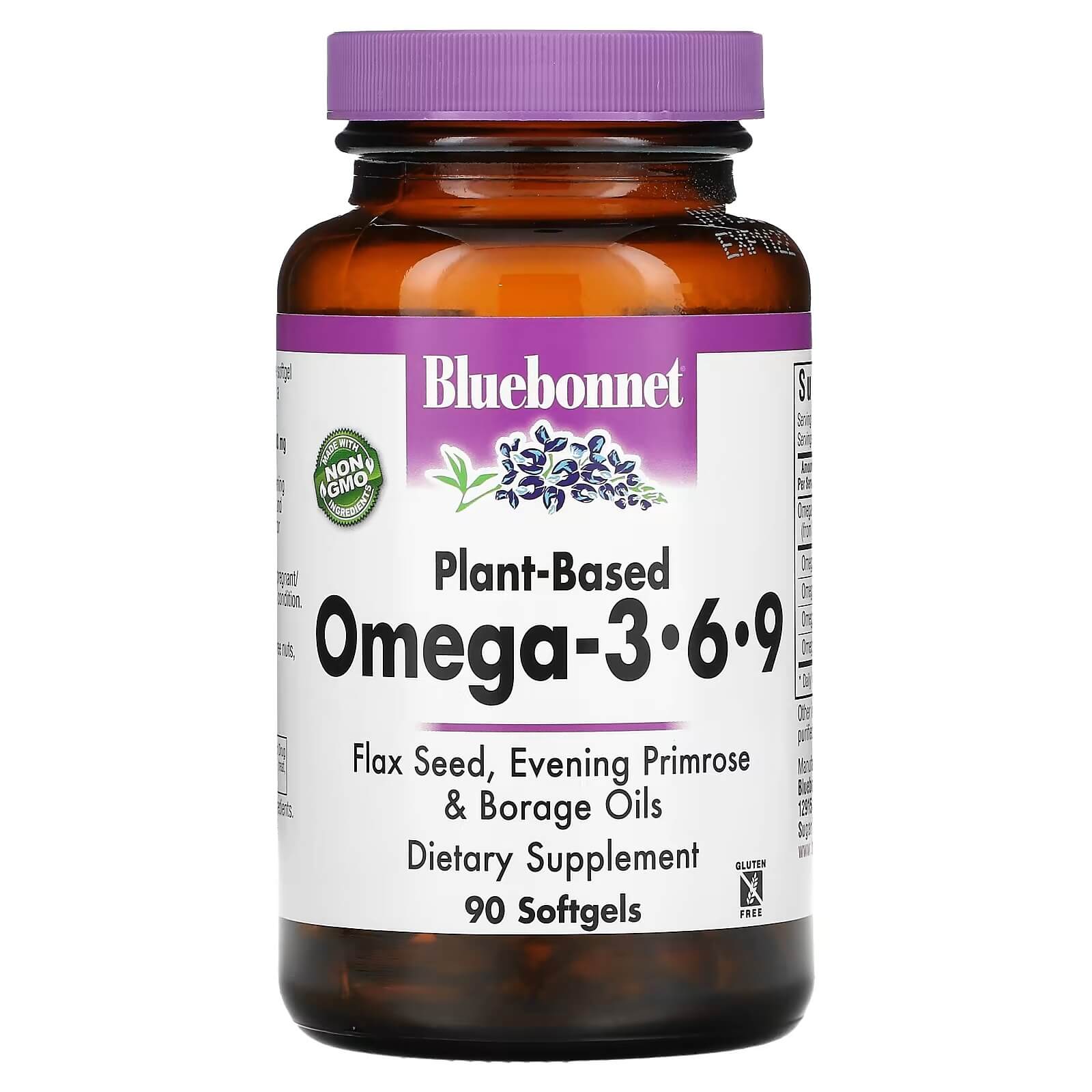 Omega 3-6-9 Bluebonnet Nutrition, 90 Capsules