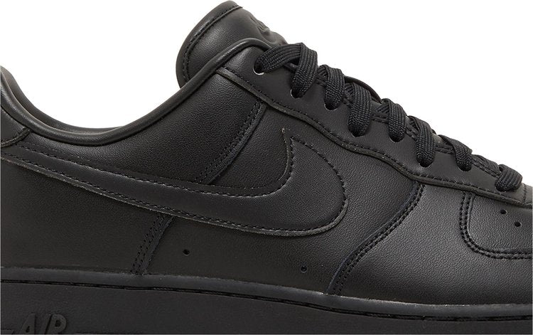 Nike Air Force 1 '07 'Fresh - Triple Black' Sneakers, Black