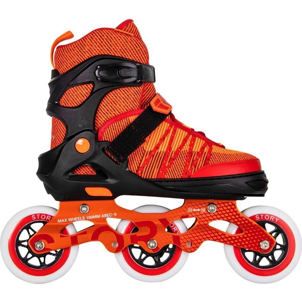 Adjustable roller skate Story Urban, orange, orange