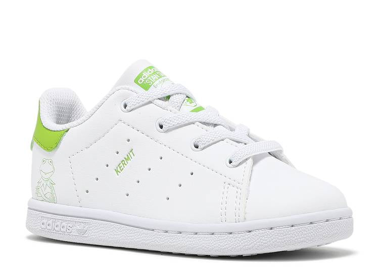 حذاء رياضي Adidas THE MUPPETS X STAN SMITH INFANT 'KERMIT THE FROG' باللون الأبيض