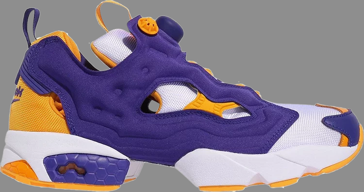 حذاء رياضي Instapump fury og 'lakers' من Reebok باللون الأرجواني