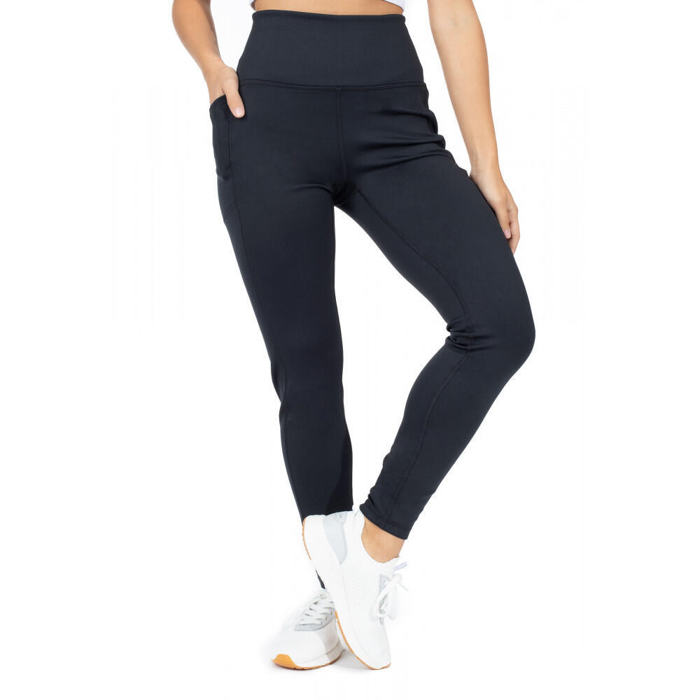 Leggings with back pockets with zipper SPYDER, black