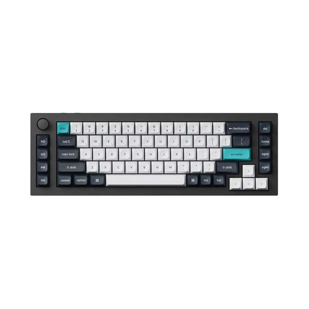 Mechanical wireless keyboard Keychron Q65Max Hot-swappable, Gateron  Jupiter Banana, black English layout