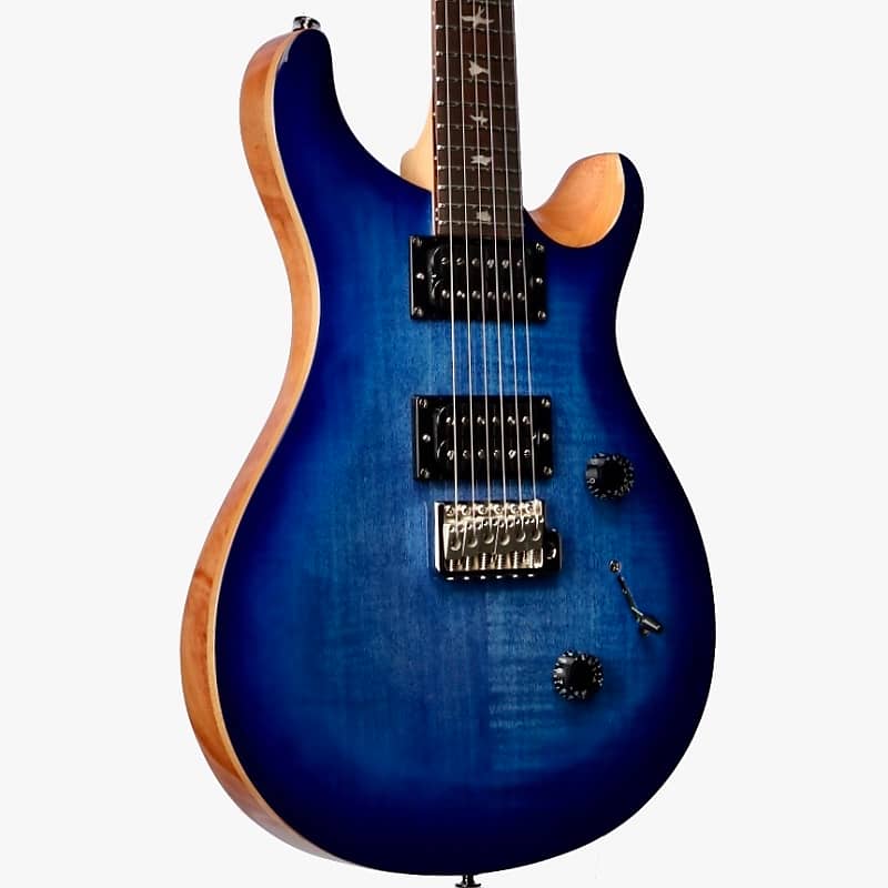 PRS SE Custom 24 Faded Blue Burst #60484 PRS SE 24 Faded Burst #60484