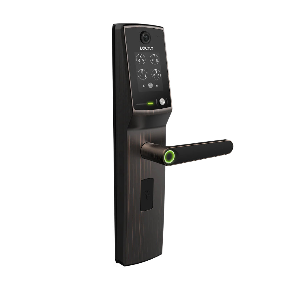 Electronic lock Lockly Vision Lux PGD898, biometric, Venetian bronze