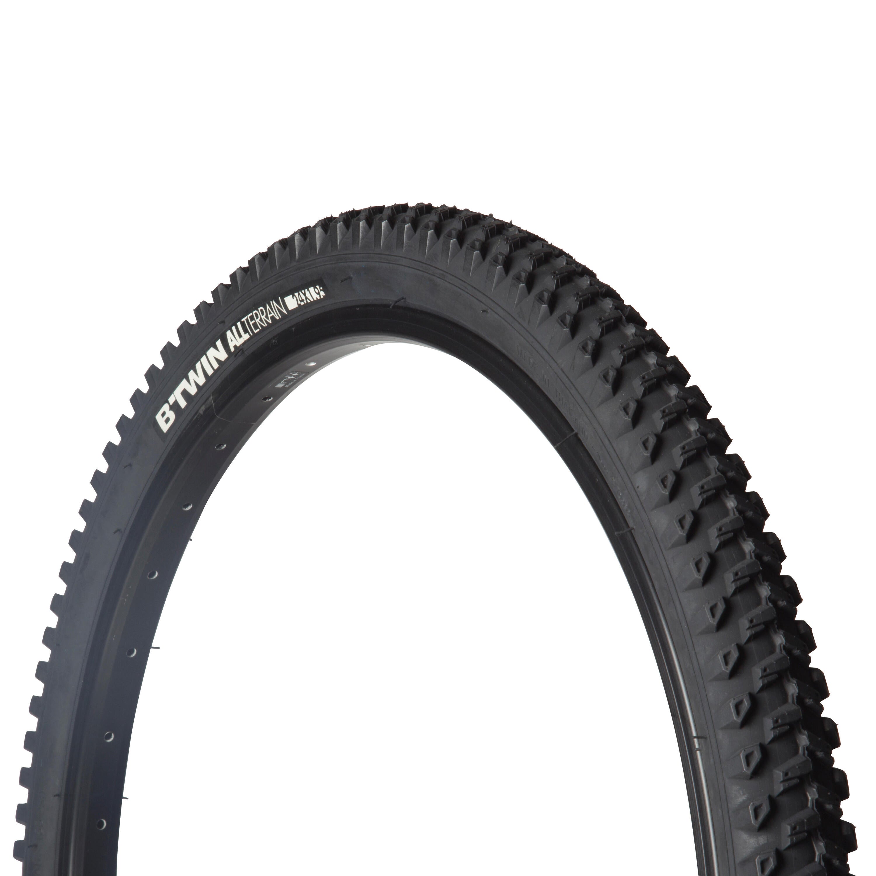 Tire for children's road bike 24x1.95 with rigid beads ETRTO 47-507 Btwin