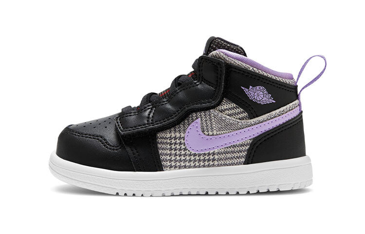 Jordan 1 Mid Houndstooth TD Sandals