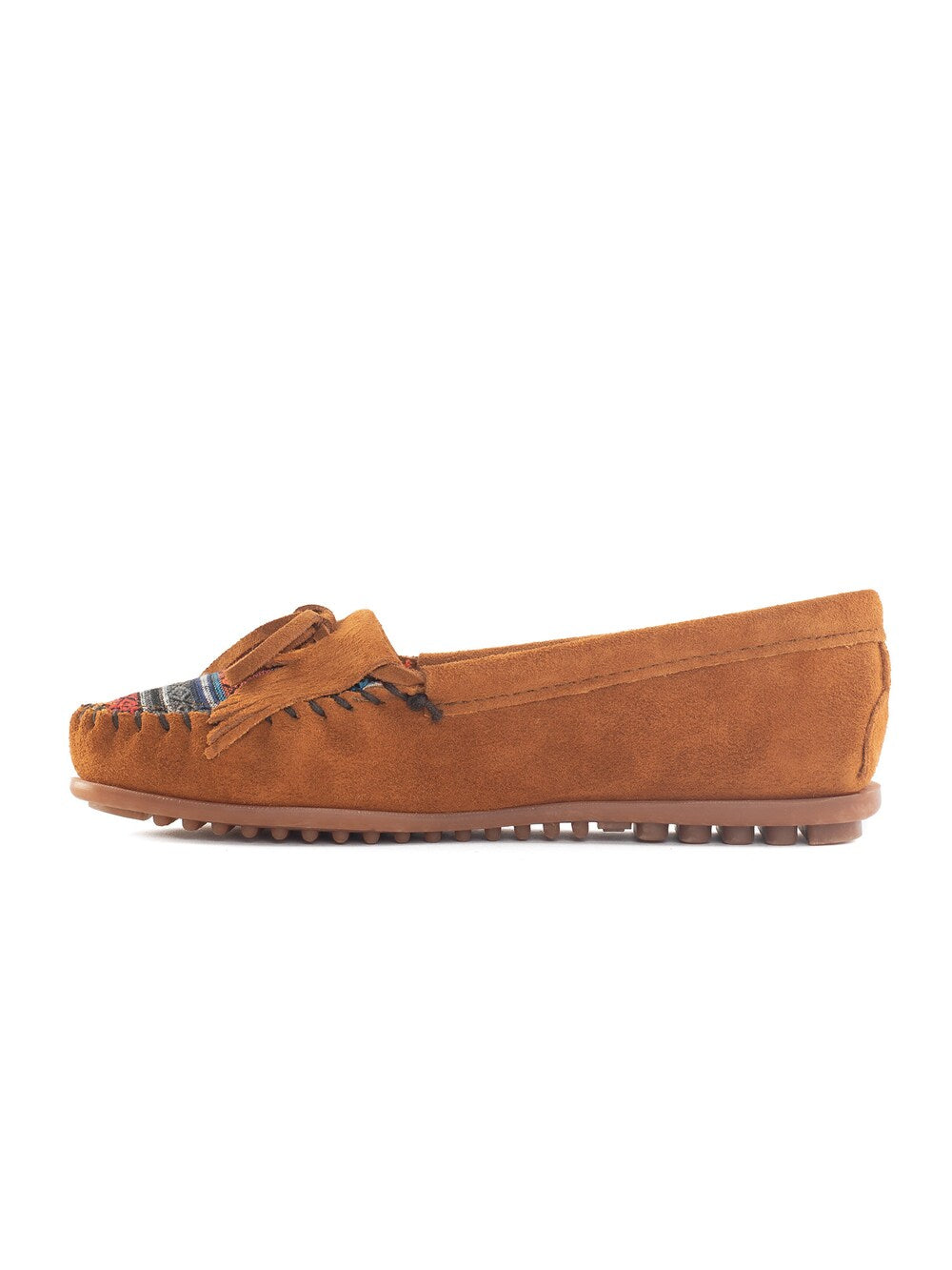 Minnetonka Kilty moccasins, brown