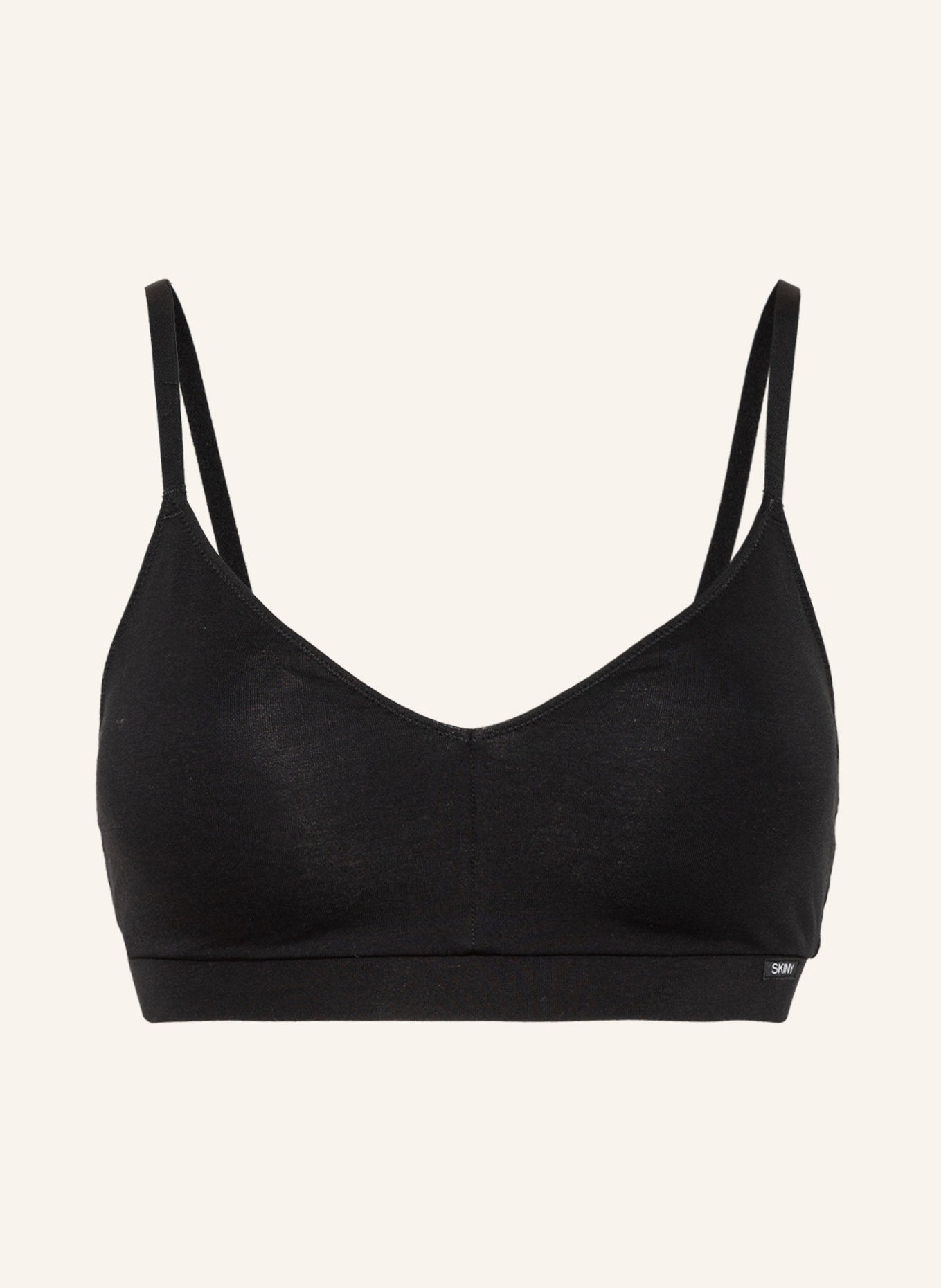 Bustier Skiny EVERY DAY IN COTTON ESSENTIALS, black