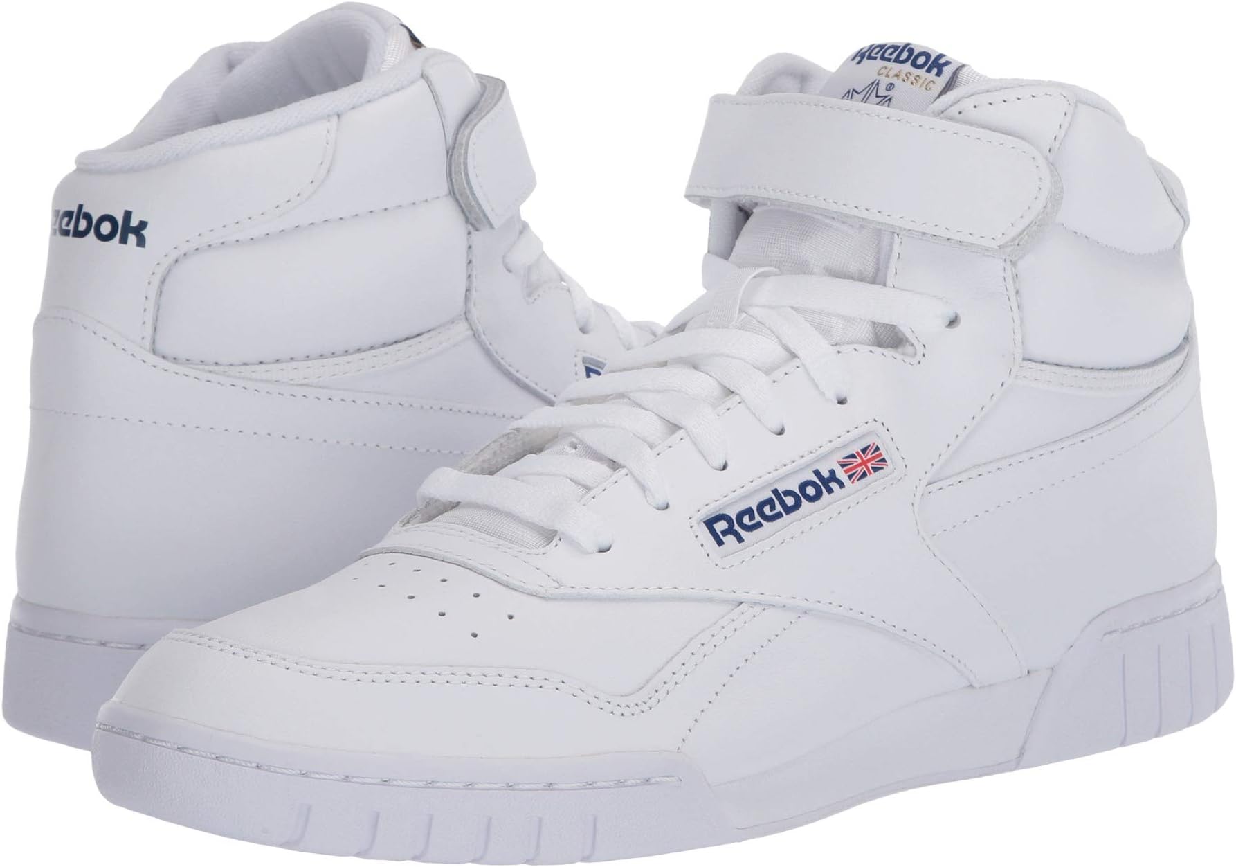 Ex-O Fit Hi High Top Reebok Sneakers, Int/White