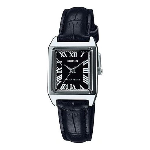 Watch CASIO Vintage Style Square Red Squarees Quartz Black Analog, black