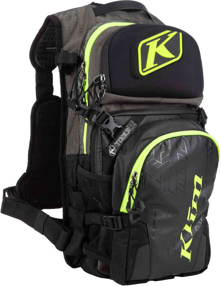 Backpack Nak Pak Klim, black/gray/neon