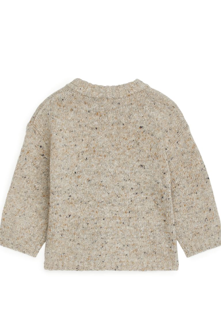 ARKET dimpled wool sweater