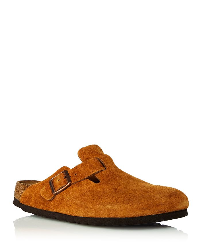 Women's Boston Birkenstock Suede Clogs