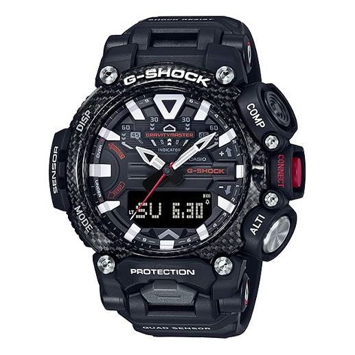 CASIO G-Shock Gravitymaster 'Black' watch, black