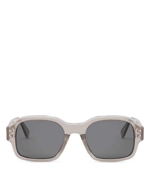 3 Point Geometric Sunglasses, 53mm CELINE, Gray