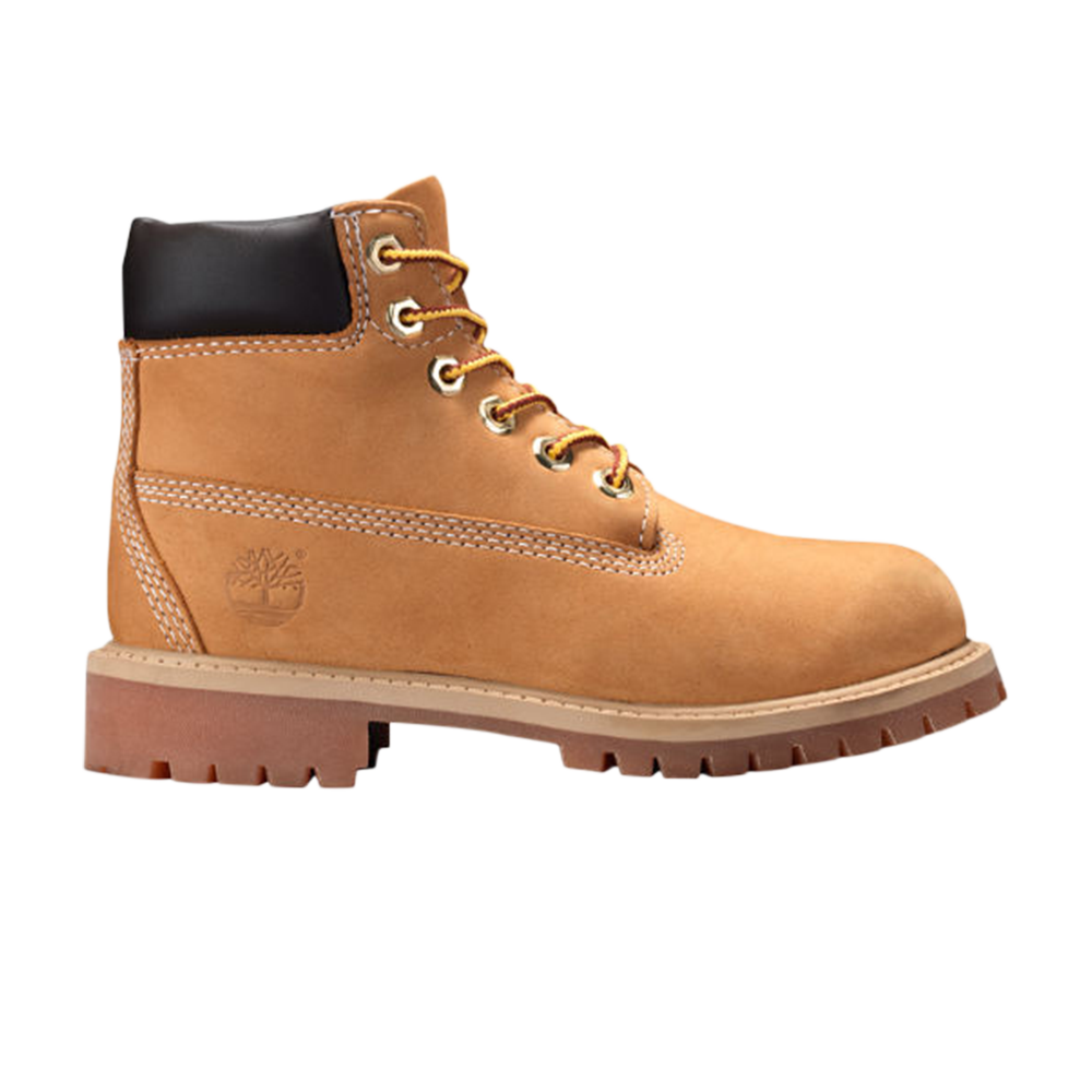 حذاء شبابي فاخر مقاس 6 بوصات من Timberland، لون بني