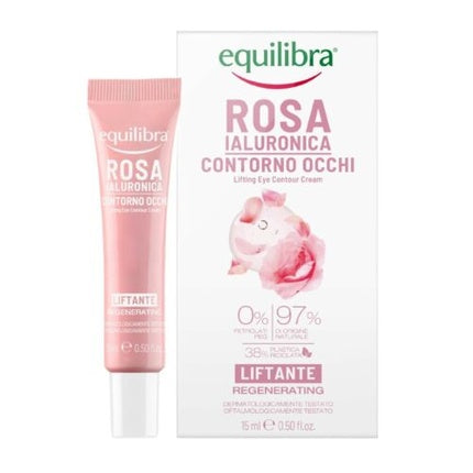 Equilibra Rosa Rose Lifting eye cream with hyaluronic acid 15 ml, Beauty Formulas