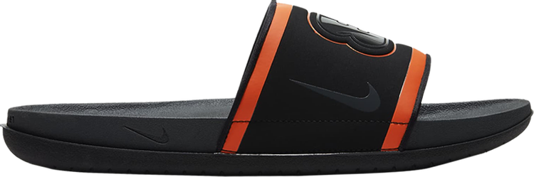 صندل Nike NFL x OffCourt Slide 'Cincinnati Bengals' باللون الأسود