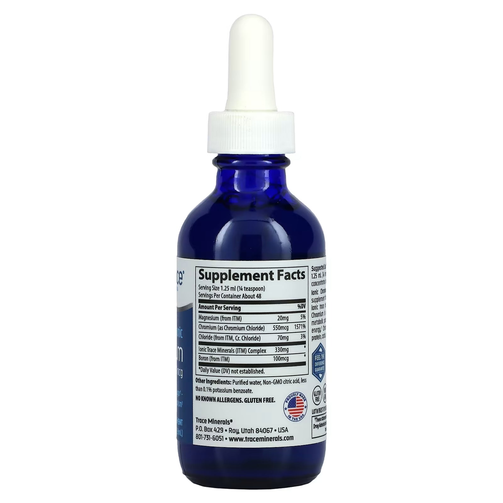 Ionic Chrome Trace Minerals, 59 ml