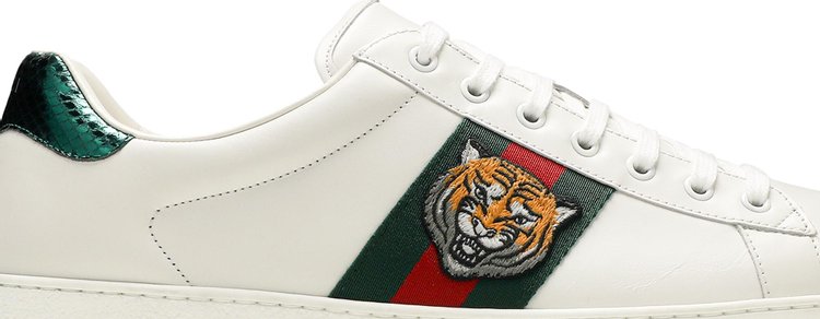 Gucci Ace Embroidered Tiger sneakers, white