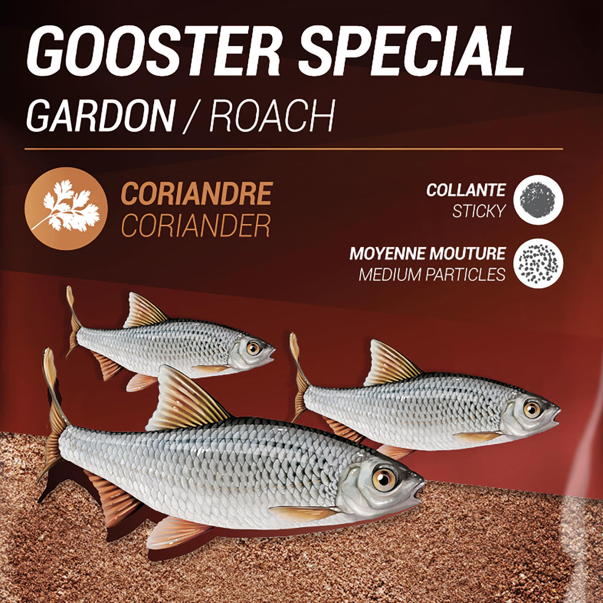 Groundbait Gooster Special black roach 1 kg CAPERLAN