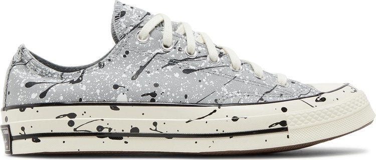 Converse Chuck 70 Low Archive Paint Splatter Sneakers, Gray