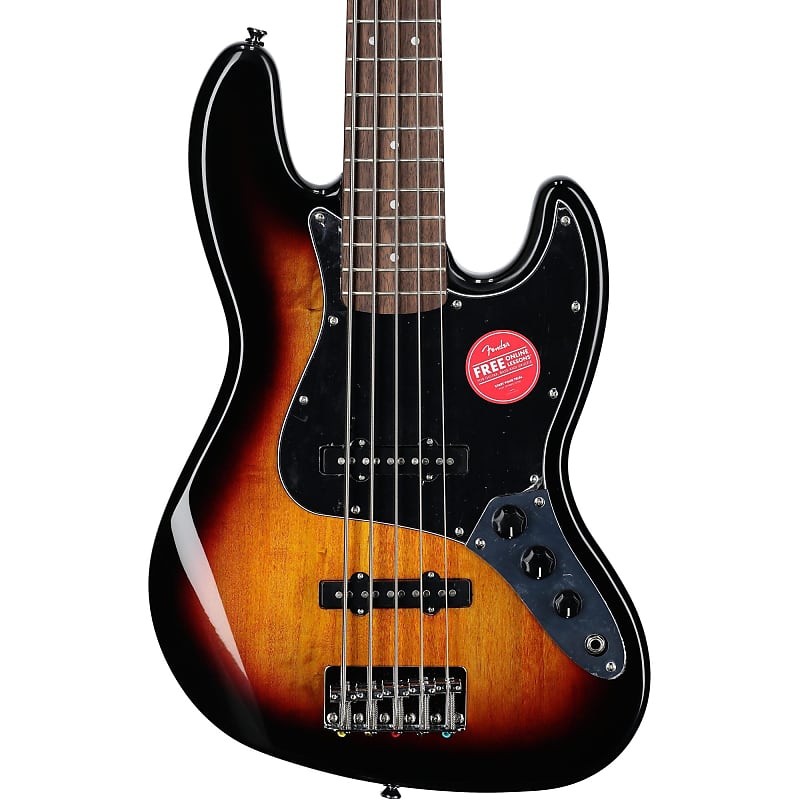 Squier Affinity Jazz V Bass, Laurel fingerboard (5 strings) 3 Color Sunburst Squier Affinity Jazz V Electric Bass, Laurel Fingerboard (5-String), 3-Color Sunburst