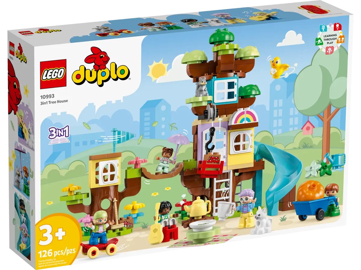 Lego Duplo 3in1 Tree House 10993, 126 pieces