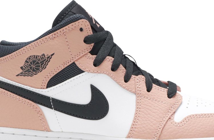 Air Jordan 1 Mid GS Pink Quartz sneakers, pink