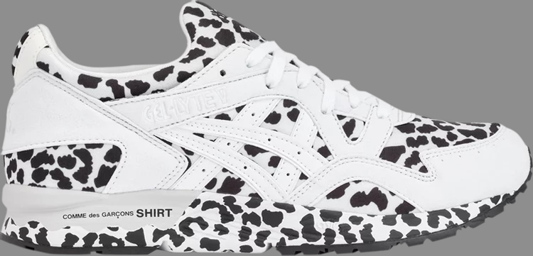 Comme des garçons shirt x gel lyte 5 'white leopard' Asics sneakers, white