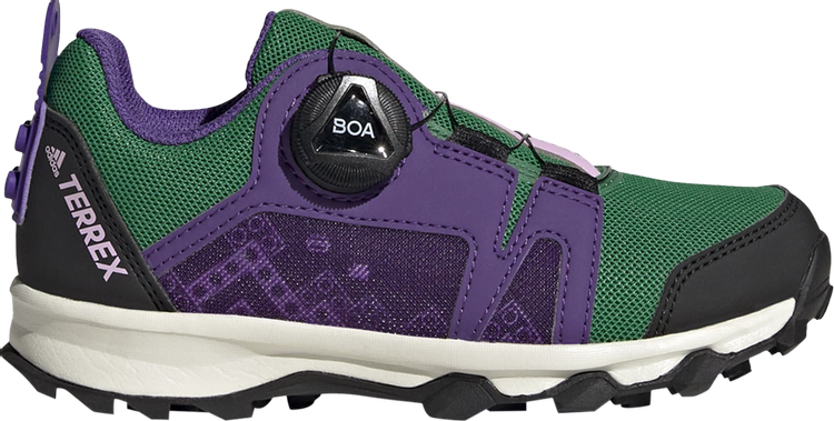 Adidas LEGO x Terrex Agravic BOA J 'Green Sharp Purple' sneakers, green