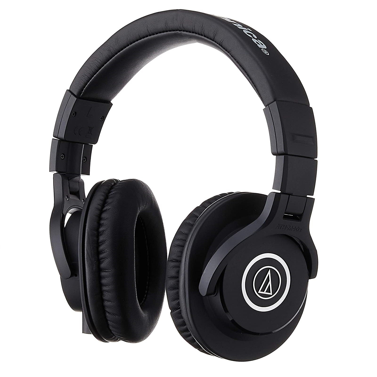 سماعات رأس مراقبة Audio-Technica ATH-M40x سلكية، باللون الأسود